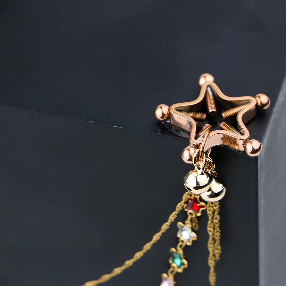 L'Étreinte de Cristal : Pinces de Stimulation pour Tétons