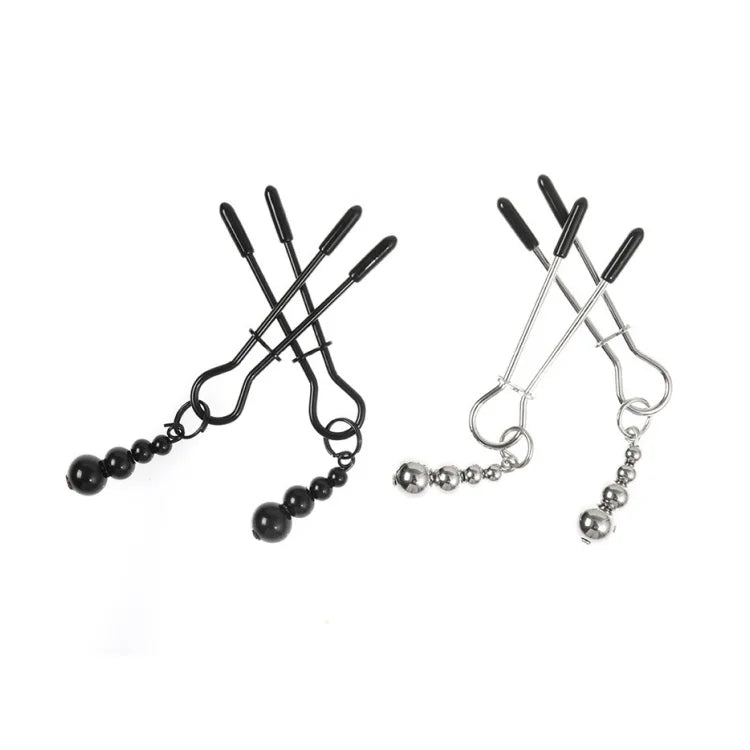 Bijoux de corp pince tétons en métal froid