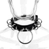 Golden Loop — Collier BDSM Cuir avec Anneau O-Ring