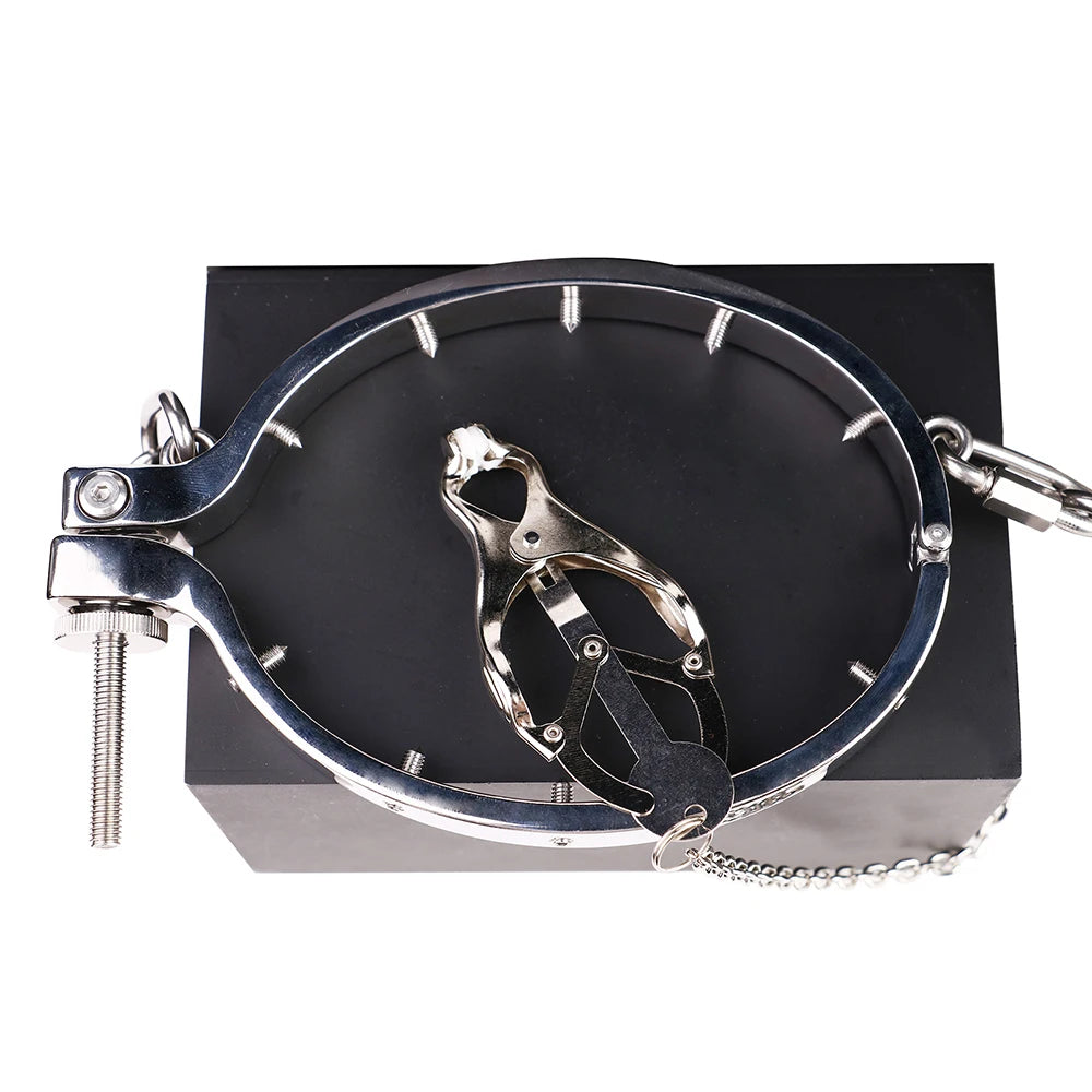 Pinces à tétons inox froid avec sert seins