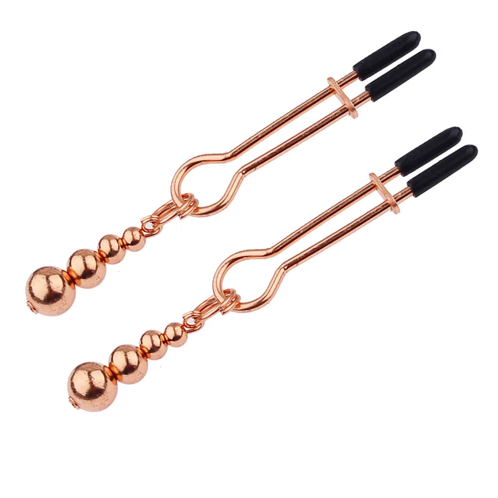 Bijoux de corp pince tétons en métal froid