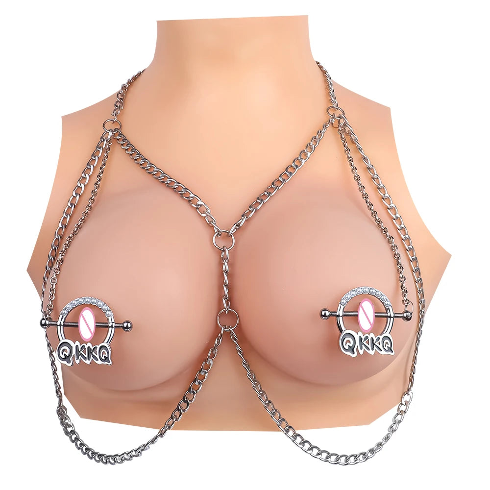 L'Étreinte d'Acier Pinces Tétons en acier froid