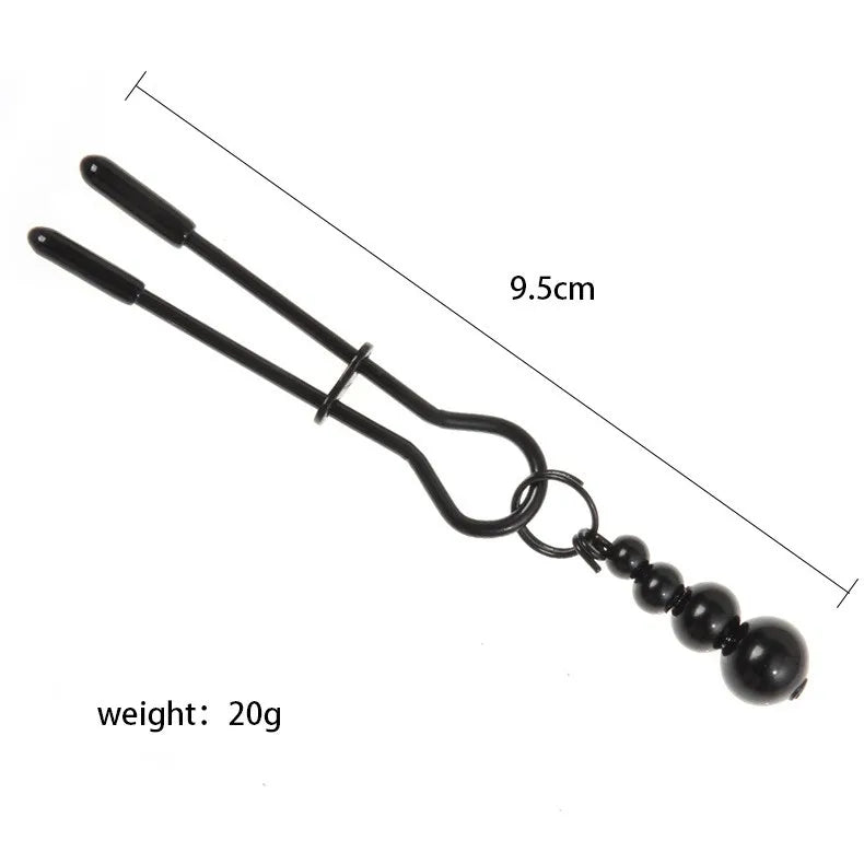 Bijoux de corp pince tétons en métal froid