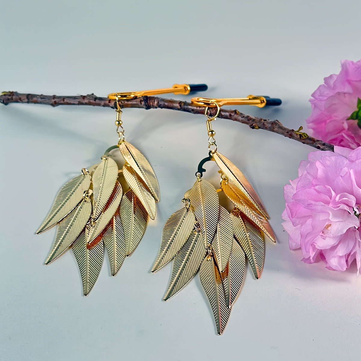 Pinces à tétons en forme de feuille inox froid au toucher