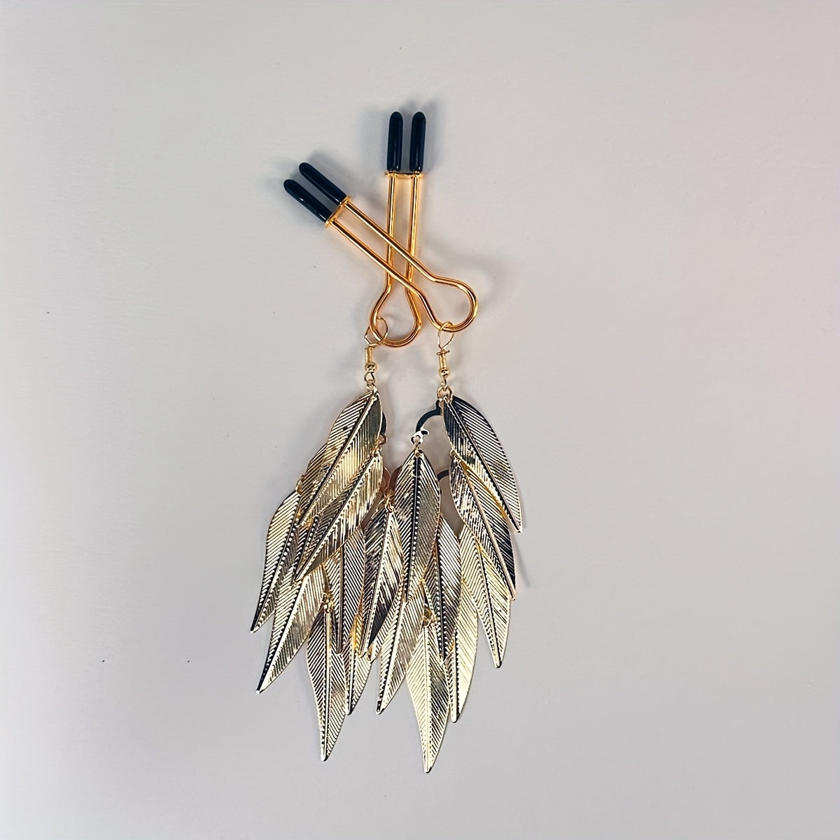 Pinces à tétons en forme de feuille inox froid au toucher